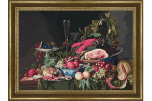 Набір для вишивки нитками "Натюрморт з омаром" Чарівна Мить М-123